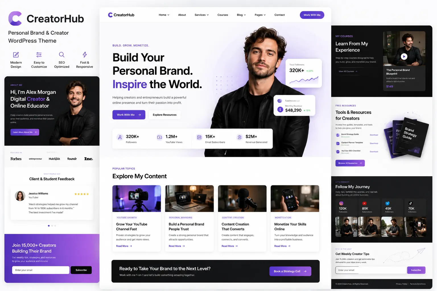 CreatorHub WordPress Theme