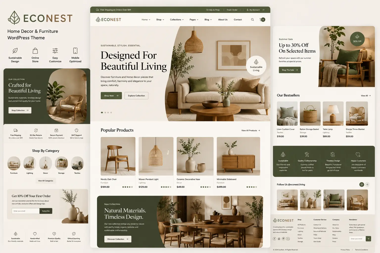 EcoNest WordPress Theme