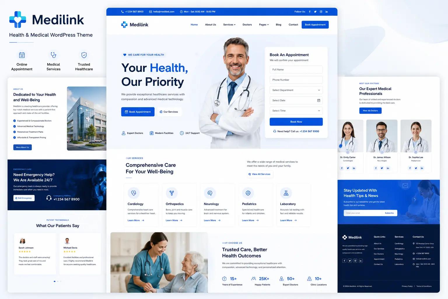 MediLink WordPress Theme